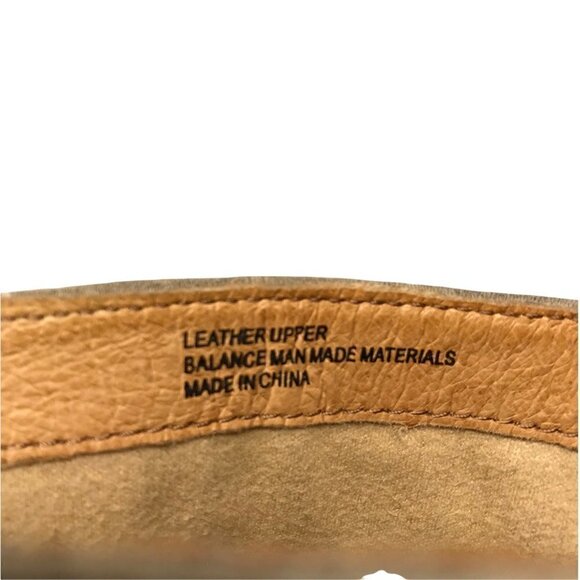 Born Womens Riding Boots W22441 Brown Leather Block Heel Zip Buckle Straps 9 - Picture 9 of 12